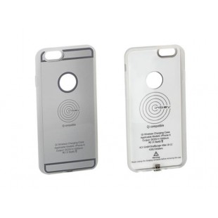 Беспроводная зарядка, индуктивная по стандарту Qi – чехол Inbay для iPhone 6, silver